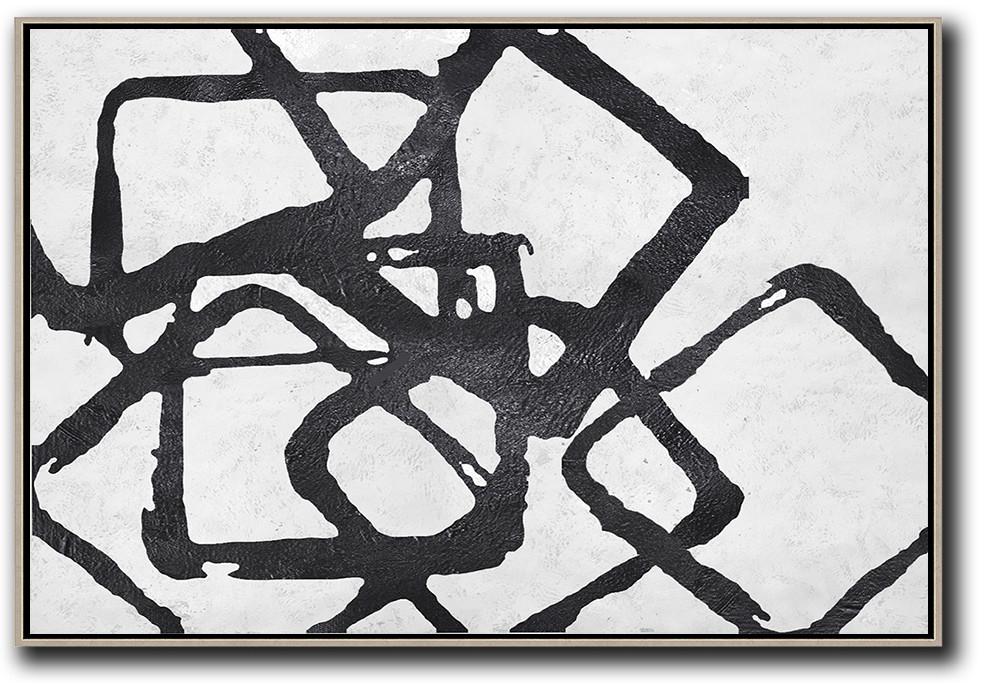 Horizontal Minimal Geometric Art #MN17C - Click Image to Close